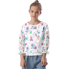 Kids  Cuff Sleeve Top 