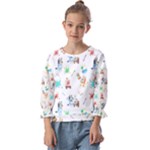 Bluey, Bluey merch, Bluey pattern, Bluey Bluey, bingo, Bluey design, bluey dog Kids Cuff Sleeve Top Bluey, Bluey merch, Bluey pattern, Bluey Bluey, bingo, Bluey design, bluey dog Kids Cuff Sleeve Top