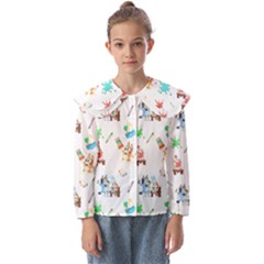 Kids  Peter Pan Collar Blouse 