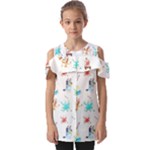 Bluey, Bluey merch, Bluey pattern, Bluey Bluey, bingo, Bluey design, bluey dog Fold Over Open Sleeve Top Bluey, Bluey merch, Bluey pattern, Bluey Bluey, bingo, Bluey design, bluey dog Fold Over Open Sleeve Top
