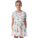 Bluey, Bluey merch, Bluey pattern, Bluey Bluey, bingo, Bluey design, bluey dog Kids Short Sleeve Pinafore Style Dress Bluey, Bluey merch, Bluey pattern, Bluey Bluey, bingo, Bluey design, bluey dog Kids Short Sleeve Pinafore Style Dress