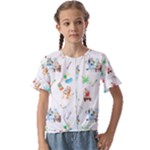 Bluey, Bluey merch, Bluey pattern, Bluey Bluey, bingo, Bluey design, bluey dog Kids Cuff Sleeve Scrunch Bottom T-Shirt Bluey, Bluey merch, Bluey pattern, Bluey Bluey, bingo, Bluey design, bluey dog Kids Cuff Sleeve Scrunch Bottom T-Shirt