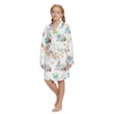Kids  Long Sleeve Velvet Lounge Robe 