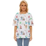 Bluey, Bluey merch, Bluey pattern, Bluey Bluey, bingo, Bluey design, bluey dog Oversized Basic T-Shirt Bluey, Bluey merch, Bluey pattern, Bluey Bluey, bingo, Bluey design, bluey dog Oversized Basic T-Shirt