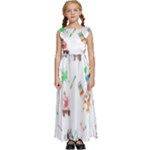 Bluey, Bluey merch, Bluey pattern, Bluey Bluey, bingo, Bluey design, bluey dog Kids Satin Sleeveless Maxi Dress Bluey, Bluey merch, Bluey pattern, Bluey Bluey, bingo, Bluey design, bluey dog Kids Satin Sleeveless Maxi Dress