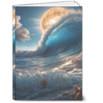Ocean Sea Waves 5  x 7  Hardcover Notebook