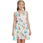 Bluey, Bluey merch, Bluey pattern, Bluey Bluey, bingo, Bluey design, bluey dog Kids Sleeveless Tiered Mini Dress Bluey, Bluey merch, Bluey pattern, Bluey Bluey, bingo, Bluey design, bluey dog Kids Sleeveless Tiered Mini Dress