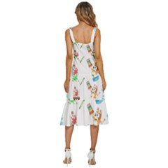 Women s Sleeveless Corset Midi Dress 