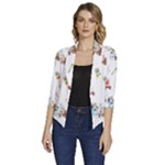 Bluey, Bluey merch, Bluey pattern, Bluey Bluey, bingo, Bluey design, bluey dog Women s Draped Front 3/4 Sleeve Shawl Collar Jacket Bluey, Bluey merch, Bluey pattern, Bluey Bluey, bingo, Bluey design, bluey dog Women s Draped Front 3/4 Sleeve Shawl Collar Jacket