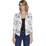 Bluey, Bluey merch, Bluey pattern, Bluey Bluey, bingo, Bluey design, bluey dog Women s Casual 3/4 Sleeve Spring Jacket Bluey, Bluey merch, Bluey pattern, Bluey Bluey, bingo, Bluey design, bluey dog Women s Casual 3/4 Sleeve Spring Jacket