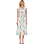 Bluey, Bluey merch, Bluey pattern, Bluey Bluey, bingo, Bluey design, bluey dog V-Neck Drawstring Shoulder Sleeveless Maxi Dress Bluey, Bluey merch, Bluey pattern, Bluey Bluey, bingo, Bluey design, bluey dog V-Neck Drawstring Shoulder Sleeveless Maxi Dress
