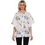 Bluey, Bluey merch, Bluey pattern, Bluey Bluey, bingo, Bluey design, bluey dog Women s Batwing Button Up Shirt Bluey, Bluey merch, Bluey pattern, Bluey Bluey, bingo, Bluey design, bluey dog Women s Batwing Button Up Shirt