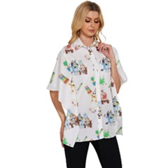 Women s Batwing Button Up Shirt 