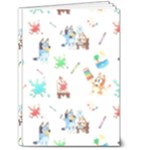 Bluey, Bluey merch, Bluey pattern, Bluey Bluey, bingo, Bluey design, bluey dog 5 x 7 Hardcover Notebook Bluey, Bluey merch, Bluey pattern, Bluey Bluey, bingo, Bluey design, bluey dog 5 x 7 Hardcover Notebook