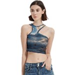 Ocean Sea Waves Cut Out Top