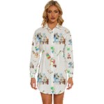 Bluey, Bluey merch, Bluey pattern, Bluey Bluey, bingo, Bluey design, bluey dog Womens Long Sleeve Shirt Dress Bluey, Bluey merch, Bluey pattern, Bluey Bluey, bingo, Bluey design, bluey dog Womens Long Sleeve Shirt Dress