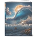 Ocean Sea Waves 7  x 9  Softcover Notebook