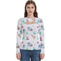 Women s Cut Out Long Sleeve T-Shirt 