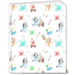 Bluey, Bluey merch, Bluey pattern, Bluey Bluey, bingo, Bluey design, bluey dog 8 x 10 Softcover Notebook Bluey, Bluey merch, Bluey pattern, Bluey Bluey, bingo, Bluey design, bluey dog 8 x 10 Softcover Notebook