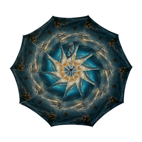 Ocean Sea Waves Automatic Folding Umbrella with Case (Large) from ArtsNow.com
