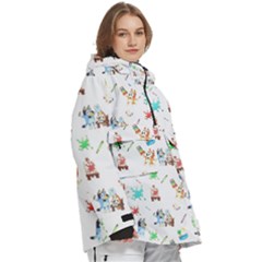 Women s Pullover Zip Ski and Snowboard Waterproof Breathable Jacket 