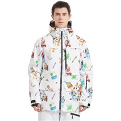 Men s Multi Pockets Zip Ski and Snowboard Waterproof Breathable Jacket 