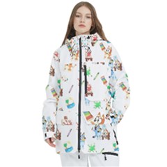 Women s Multi Pockets Zip Ski and Snowboard Waterproof Breathable Jacket 