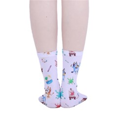 Smooth Crew Length Tube Socks 
