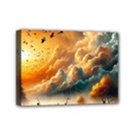 Nature Storm Painting Mini Canvas 7  x 5  (Stretched)