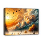 Nature Storm Painting Deluxe Canvas 16  x 12  (Stretched) 