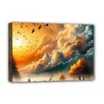 Nature Storm Painting Deluxe Canvas 18  x 12  (Stretched)