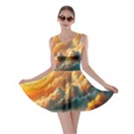 Nature Storm Painting Skater Dress