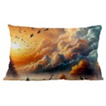 Nature Storm Painting 24 x16  Lumbar Throw Cushion Case (Two Sides)