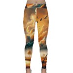 Nature Storm Painting Classic Yoga Leggings
