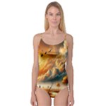 Nature Storm Painting Camisole Leotard 