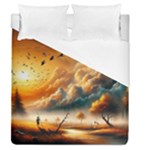 Nature Storm Painting Duvet Cover (Queen Size)
