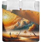 Nature Storm Painting Duvet Cover Double Side (King Size)
