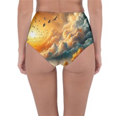 Reversible High-Waist Bikini Bottoms 