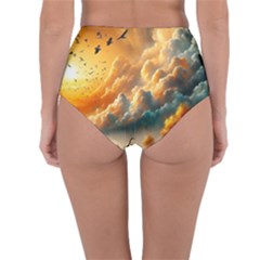 Reversible High-Waist Bikini Bottoms 