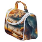 Nature Storm Painting Satchel Handbag