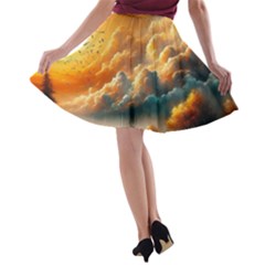 A-line Skater Skirt 