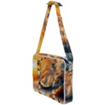 Nature Storm Painting Cross Body Office Bag