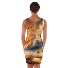 Wrap Front Bodycon Dress 
