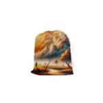 Nature Storm Painting Drawstring Pouch (XS)