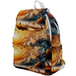 Nature Storm Painting Top Flap Backpack