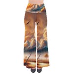 Nature Storm Painting So Vintage Palazzo Pants