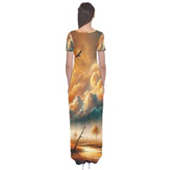 Short Sleeve Maxi Dress 