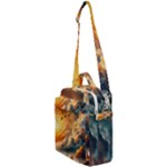 Nature Storm Painting Crossbody Day Bag