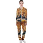 Nature Storm Painting Casual Jacket and Pants Set