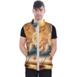 Nature Storm Painting Men s Puffer Vest